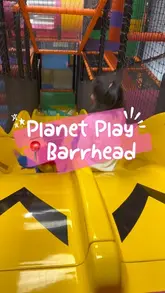 A short, informative vlog-style review of a soft play centre in Barrhead, highlighting the play equipment, the ease of supervising children due to the venue's size, and practical information like pricing and the cash-only policy.