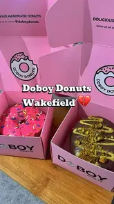 A family vlog capturing a final visit to Doboy Donuts in Wakefield, featuring a child exploring the shop and showcasing the donuts and milkshakes on offer.