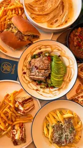 A promotional reel for Tea Time, showcasing a wide range of Middle Eastern-inspired dishes, desserts, and drinks, alongside shots of the cafe's interior.