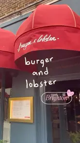 A vlog-style review of the Burger & Lobster in Brighton, highlighting their affordable surf and turf set menu, including cocktails, starters, mains, and dessert.