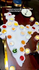 A high-quality promotional video for Trésind in Mayfair, London, showcasing their 12-course Chef's Tasting Menu. The video features close-ups of intricate plating, chef interactions, and the elegant, moody interior of the restaurant, emphasizing the modern Indian fine dining experience.