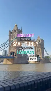 A travel vlog showcasing a 2-for-1 entry offer for London attractions like Tower Bridge when traveling by train with Southeastern Railway.