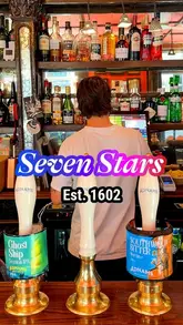 A video review of The Seven Stars, a historic and quirky pub in Holborn, London, highlighting its unique atmosphere, history, and food.