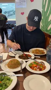 A couple visits a vegan Chinese restaurant in Camden to test the food, with the non-vegan husband providing reactions to various dishes like 'beef' in black bean sauce and sweet and sour 'chicken'.