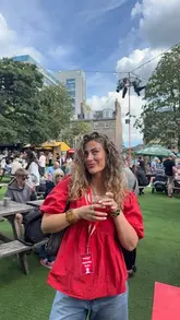 A fast-paced vlog documenting a day at the Edinburgh Fringe Festival, featuring visits to various venues like the Assembly Rooms and Gilded Balloon. The creator samples food and drinks from multiple stalls, including The Carb Club and Coop, and attends several shows, offering a candid review of the experiences.