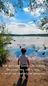 A lifestyle video showcasing a family day out at Delamere Forest, emphasizing the value of free, nature-based activities for children over expensive paid attractions.