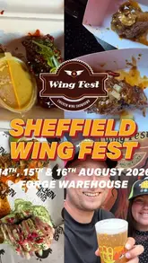 A fast-paced, music-led vlog showcasing the Wing Fest festival in Sheffield. The video features a variety of creative chicken wing dishes from different vendors, live music, and the overall lively atmosphere of the event.