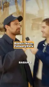 A creator visits Baban's Naan in Finsbury Park, London, to review their popular Kurdish kebab and falafel wraps. The video captures the queue, the fresh naan being made in a tandoor oven, the assembly of the wraps, and the creator's reaction to the food.