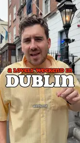 A fast-paced, vlog-style guide to a weekend in Dublin, featuring a variety of pubs, cafes, a BBQ festival, and restaurants. The creator provides personal recommendations, highlighting specific dishes and drinks at each location, creating an authentic and inviting atmosphere.