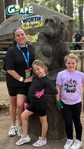 A family-friendly vlog showcasing a visit to Go Ape Sherwood Pines, highlighting the high ropes course, obstacles, and zip lines.