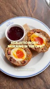 A social media manager documents a busy workday in London, visiting a fitness studio, a matcha cafe, a pub, and a food hall, providing a behind-the-scenes look at content creation in the hospitality industry.