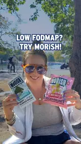 The creator reviews Morish snacks, specifically highlighting their suitability for a low FODMAP diet. She discusses the ingredients, the texture, and the flavour of the seaweed snacks and chicharrones, providing a personal endorsement for those with gut sensitivities.