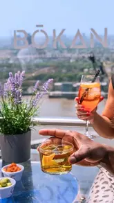 A promotional video for Bokan, a rooftop bar in Canary Wharf, showcasing the cocktails, the skyline views, and the social atmosphere.