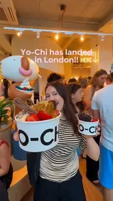 A short, energetic video showcasing the opening of a new frozen yogurt shop in London. The creator walks through the self-serve process, from dispensing the yogurt to selecting from a wide variety of toppings, resulting in a visually appealing final dessert.