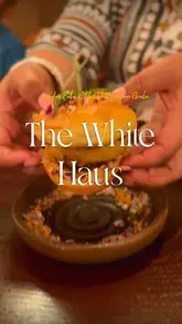 A short, energetic reel showcasing The White Haus in Farringdon, highlighting its transition to a pub with an Indian-inspired food menu. The video features quick cuts of various dishes, cocktails, and the lively pub atmosphere.