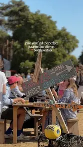 A promotional reel for a summer pop-up venue in North Norfolk, featuring outdoor dining, various food vendors, and a relaxed, family-friendly atmosphere.