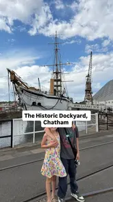 A family-focused tour of The Historic Dockyard in Chatham, showcasing various interactive exhibits, the submarine, soft play, and outdoor playgrounds to demonstrate the value of the annual ticket.