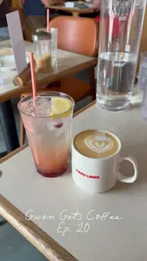 A short, vlog-style video documenting a visit to the Hard Lines coffee shop in Canton, Cardiff. The video features shots of the exterior, the menu, the coffee, and various food items, accompanied by a voiceover review.