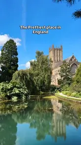 A travel guide showcasing the historic city of Wells in Somerset, England, featuring landmarks like the Cathedral, Vicar's Close, and the Bishop's Palace.