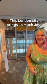 A creator visits the Southbank Centre in London to showcase the 'singing lift', an interactive sound installation that creates harmonies based on the floor level.