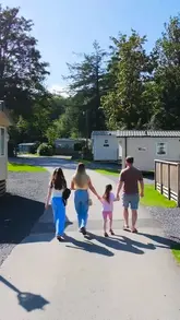 A family-focused vlog showcasing a stay at Partington's Black Beck Holiday Park in the Lake District. The video highlights the holiday home accommodation, on-site facilities like the play park and shop, and the surrounding natural beauty, framing it as an ideal location for a family getaway or holiday home ownership.