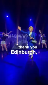 A lively reel capturing a drag performance of a Margaret Thatcher impersonator at a venue during the Edinburgh Fringe, featuring clips of the show, audience reactions, and the venue's beer garden.