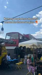 A promotional video for Heroica Lounge, a pizza restaurant located inside a converted double-decker bus in London. The video features quick cuts of the exterior and interior of the bus, along with close-ups of the pizza and fries served.