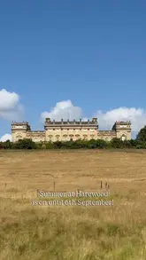 A montage video showcasing a family day out at Harewood House, highlighting the grounds, the ferry, the historic house interior, and the adventure playground.
