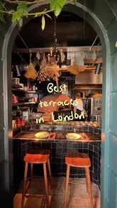 A fast-paced, aesthetic montage showcasing nine different outdoor terrace venues across London, ranging from hotel gardens to courtyard restaurants, designed to inspire viewers for summer dining and drinks.