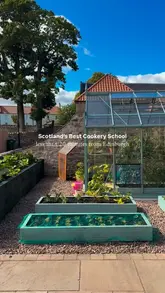 A promotional video showcasing Yarrow Cookery School near Edinburgh, highlighting the restored steading setting, the hands-on cooking experience, and the finished dishes.
