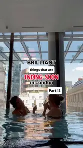 A promotional reel showcasing a luxury stay at the Pan Pacific London, highlighting the room, the infinity pool, and the complimentary champagne offer.