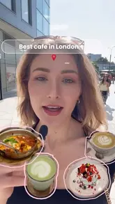 A vlog-style video featuring a visit to an EL&N Cafe branch in Westfield, highlighting the aesthetic interior, coffee, and brunch dishes.
