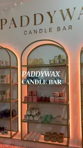A vlog-style video showcasing a candle-making experience at Paddywax Candle Bar in Edinburgh, detailing the process from selecting a vessel to pouring the wax.