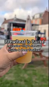 A montage video showcasing the BrewBeat music and beer festival in Leicester, featuring various food pop-ups, live music performances, and a selection of craft beers and cocktails.