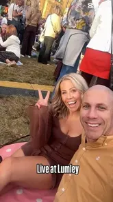 A recap video of the 'Live at Lumley' music festival held at Lumley Castle, featuring live performances by Gabrielle and Marti Pellow, crowd shots, and the creators enjoying the atmosphere.