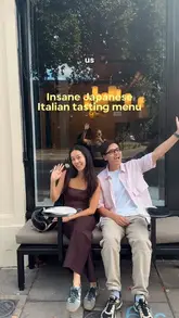 A couple visits Angelina in Dalston to experience their seasonal Italian-Japanese fusion tasting menu. The video provides a tour of the restaurant's interior and a detailed look at the various courses served, highlighting the quality and presentation of the food.