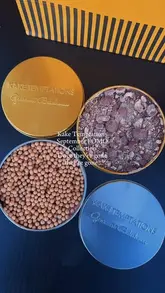 A short promotional video showcasing two limited-edition cakes from Kake Temptations, featuring close-up shots of the textures and toppings, followed by a shot of the branded packaging.