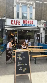 A short, energetic video showcasing a sandwich shop in Peckham, featuring close-ups of the sandwiches, the menu, and the venue's exterior and interior.
