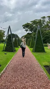 A visually stunning reel showcasing a Sunday roast experience at Prestonfield House in Edinburgh, highlighting the luxurious interiors, sprawling grounds, and high-quality food presentation.