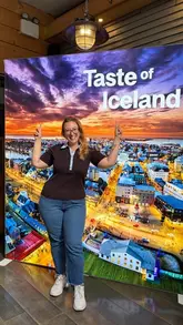 A vlog-style reel documenting the creator's experience at the 'Taste of Iceland' event in London, featuring food, skincare, cultural talks, and cocktails.