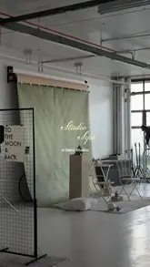 A montage video showcasing a pop-up event at Sakur Studios, featuring various food and drink vendors including Baiskeli Roasts, The Brownie Stack, Tease Events, and Moments by A&A.