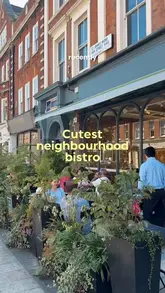 A short, engaging review of No. Forty Nine, a neighbourhood bistro in St John's Wood, London. The video features shots of the restaurant's exterior and interior, followed by a montage of various dishes including ceviche, a green salad, grilled bass, roasted sweet potatoes, and a dessert described as a crack pie.