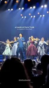 A montage showcasing a pre-theatre dining experience at STK Steakhouse followed by a performance of the Sinatra musical in London's West End.