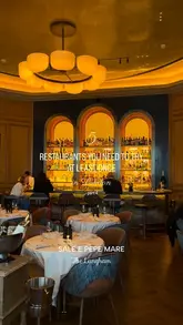 A curated listicle video featuring five distinct London dining venues, ranging from high-end restaurants to cozy pubs, highlighting their interiors, signature dishes, and drinks.