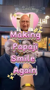 A vlog-style review featuring a creator and her grandfather visiting Via Delhi, an Indian and Indo-Chinese restaurant in Birmingham. The video captures their experience trying various dishes, including golgappa, crunchy corn, noodles, chilli paneer, and a non-veg platter, while sharing their positive feedback.
