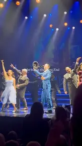 A montage video showcasing a pre-theatre dinner at STK London followed by a performance of the Sinatra musical at the Aldwych Theatre.