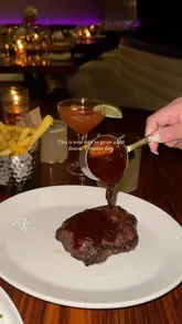 A promotional video showcasing a pre-theatre dinner at STK London followed by a performance of the Sinatra musical at the Aldwych Theatre. The video features shots of the restaurant interior, various dishes, and the theatre venue.