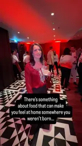 A video capturing an event at The Pem restaurant, featuring a dhol player, various Indian-inspired dishes, and a celebration of Chef Romy Gill's new chapter.