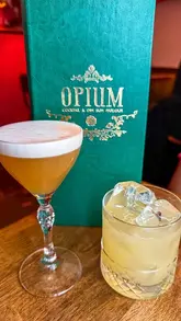 A short, atmospheric video tour of Opium, a hidden cocktail bar in London's Chinatown. The reel features shots of the venue's red-themed interior, decor, and a variety of cocktails, set to music.