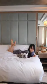 A day-in-the-life style reel showcasing a luxury hotel stay at The Marylebone. The video features the hotel suite, welcome amenities, a dog-friendly setup, lunch at the on-site brasserie, and breakfast in the room.